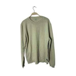 Oobe Brand 161 King St. Sweater Mens‎ XL oatmeal Cashmere sweater crew neck